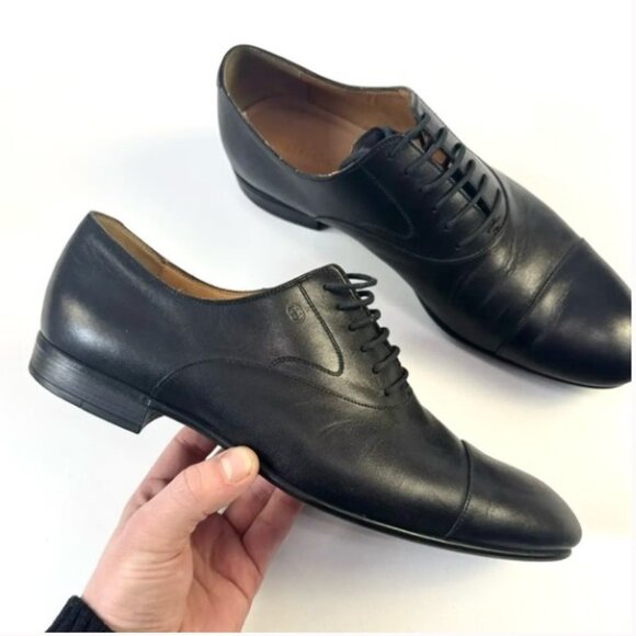 Gucci Black Leather Oxford’s | 6 - Picture 1 of 8